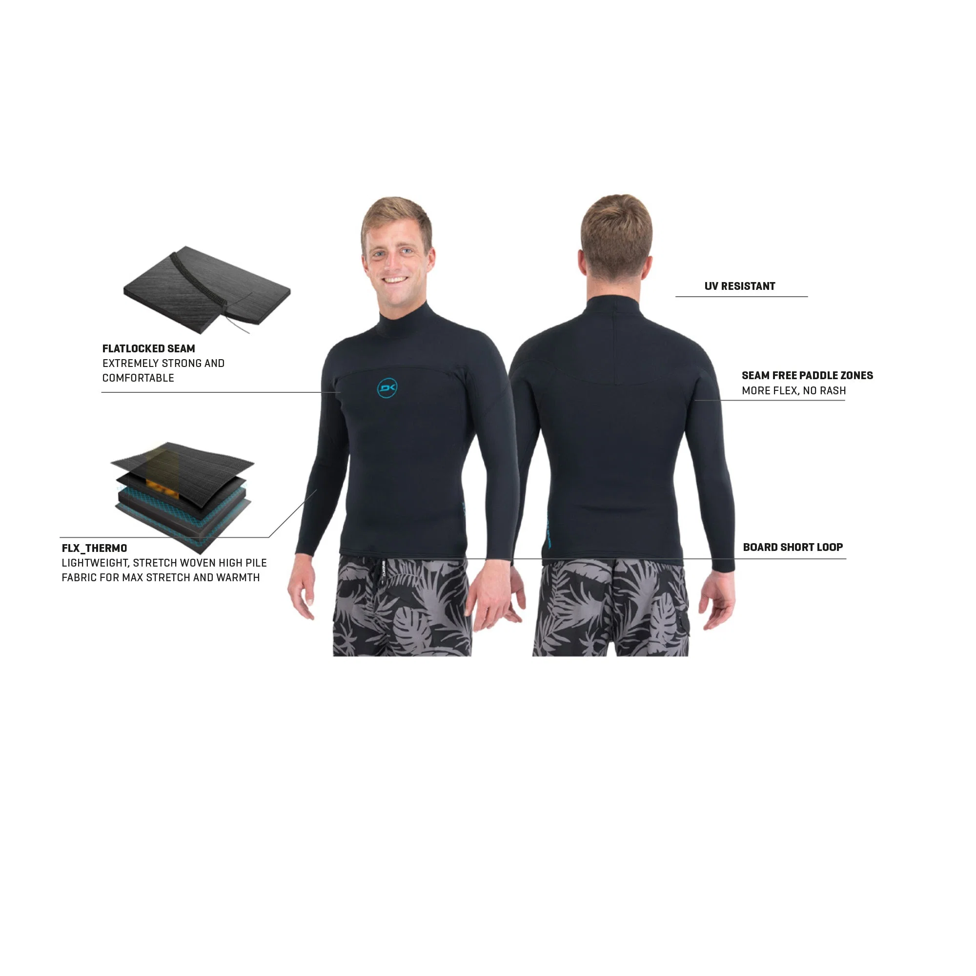 Dakine Mens Quantum Jacket 2mm - Image 3