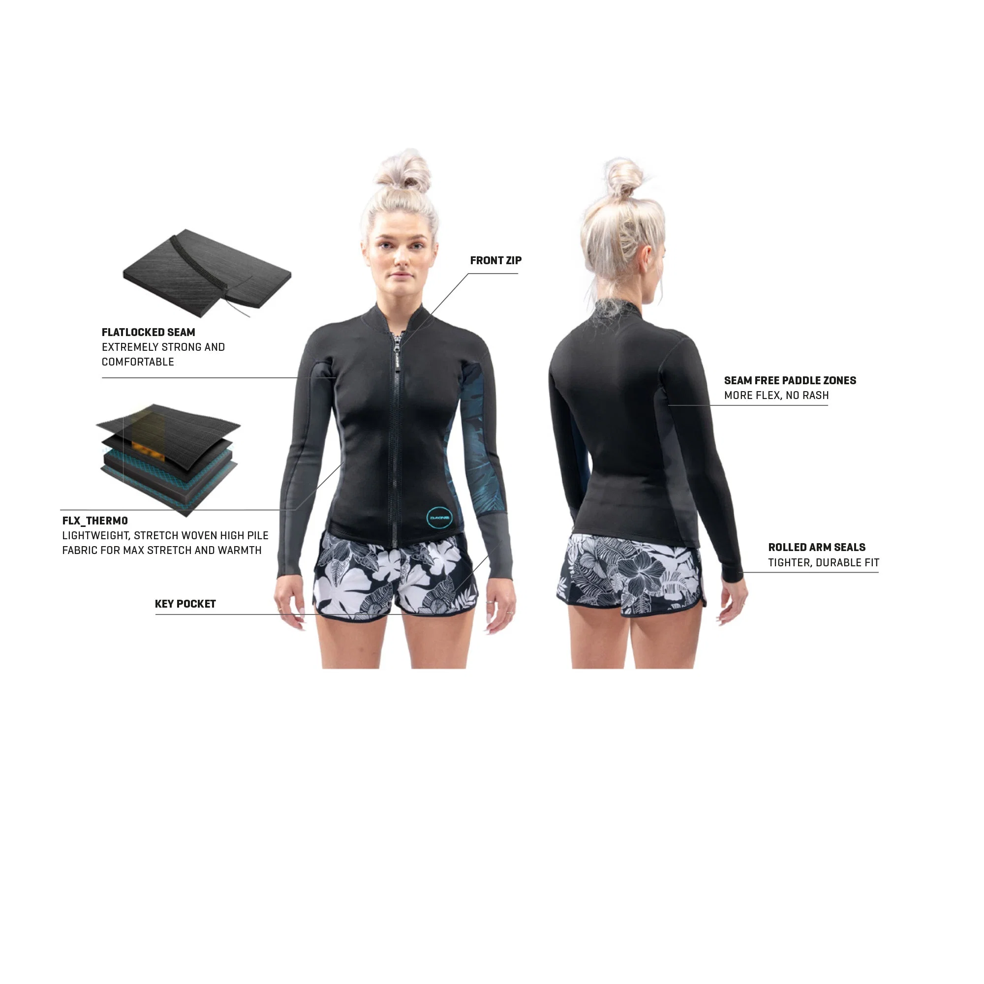 2022 Dakine Womens Mission Jacket - Image 3