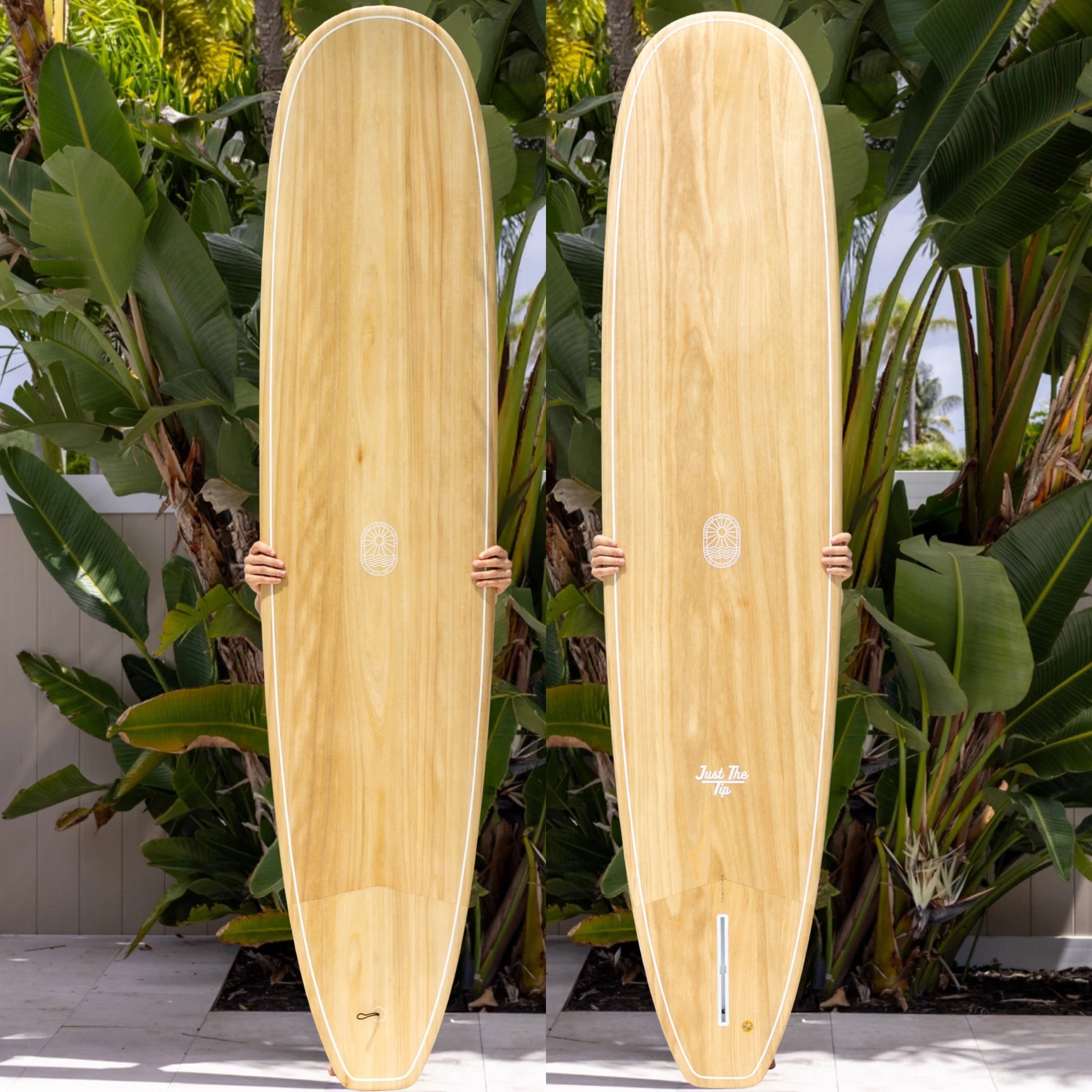 8'6 - 9'6 Just The Tip Longboard - Paulownia Gloss