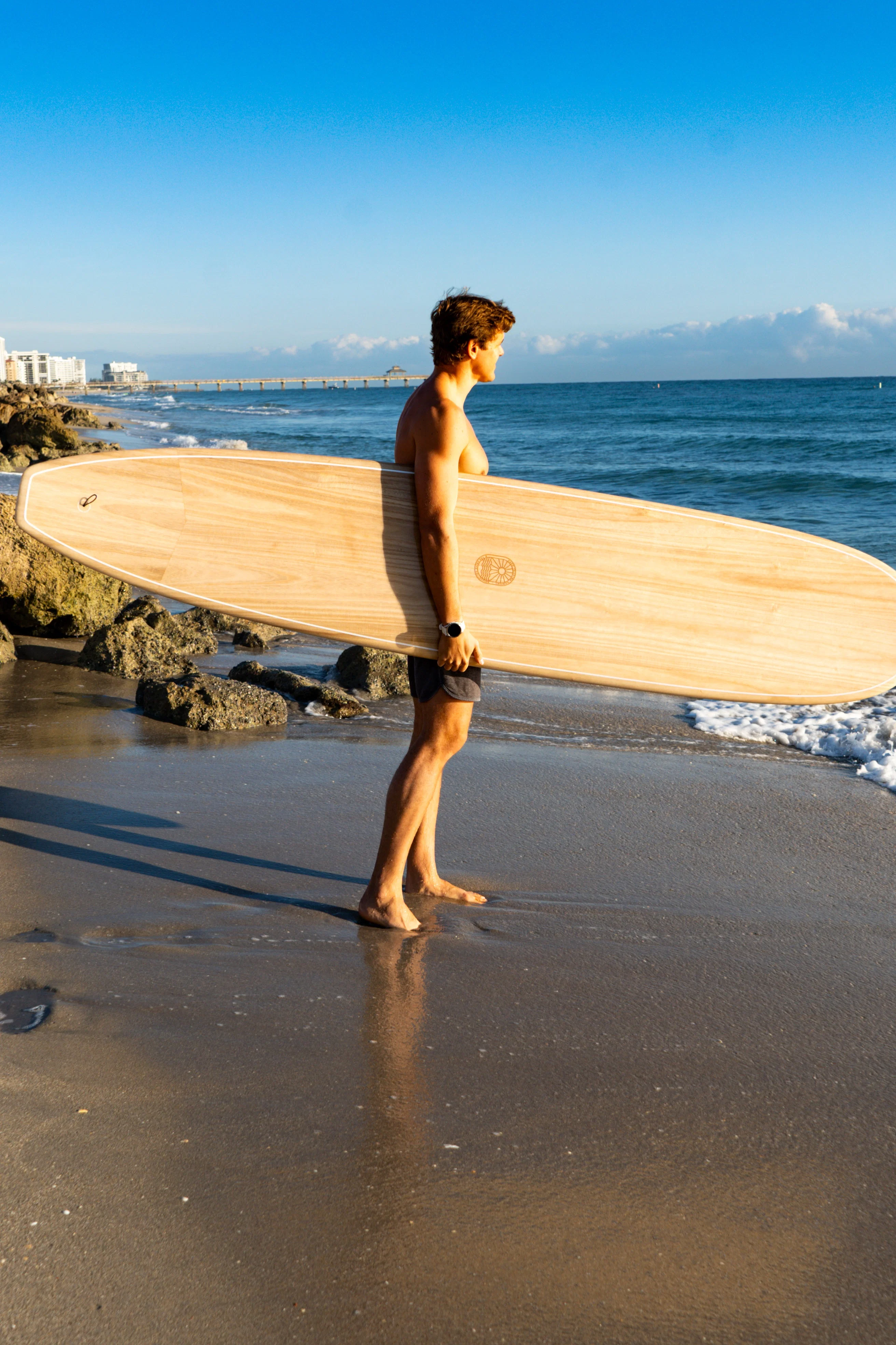 8'6 - 9'6 Just The Tip Longboard - Paulownia Gloss - Image 3