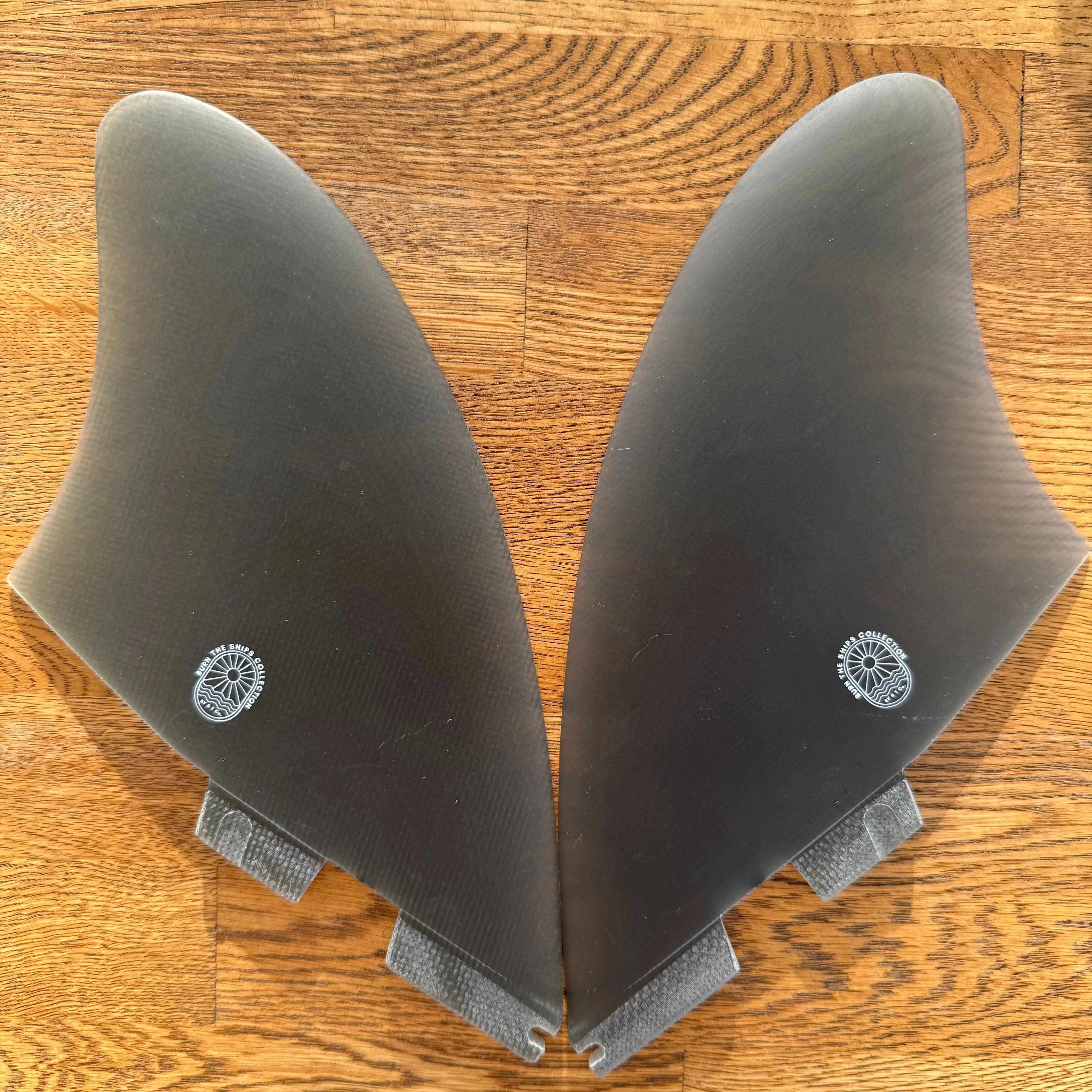 BTS Collection FCS2 Keel Fins – Dark Sea Glass or Volan White - Image 2