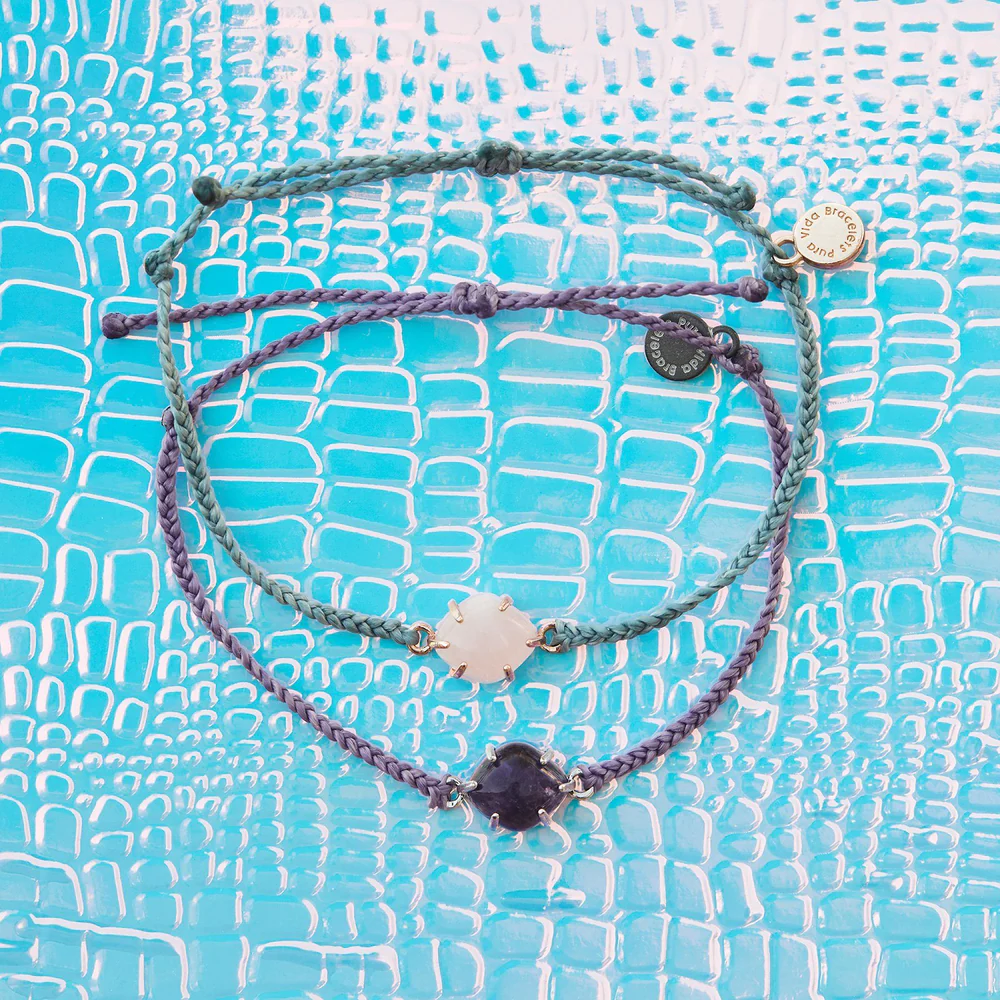 Crystal Cove Silv Bracelet Purple