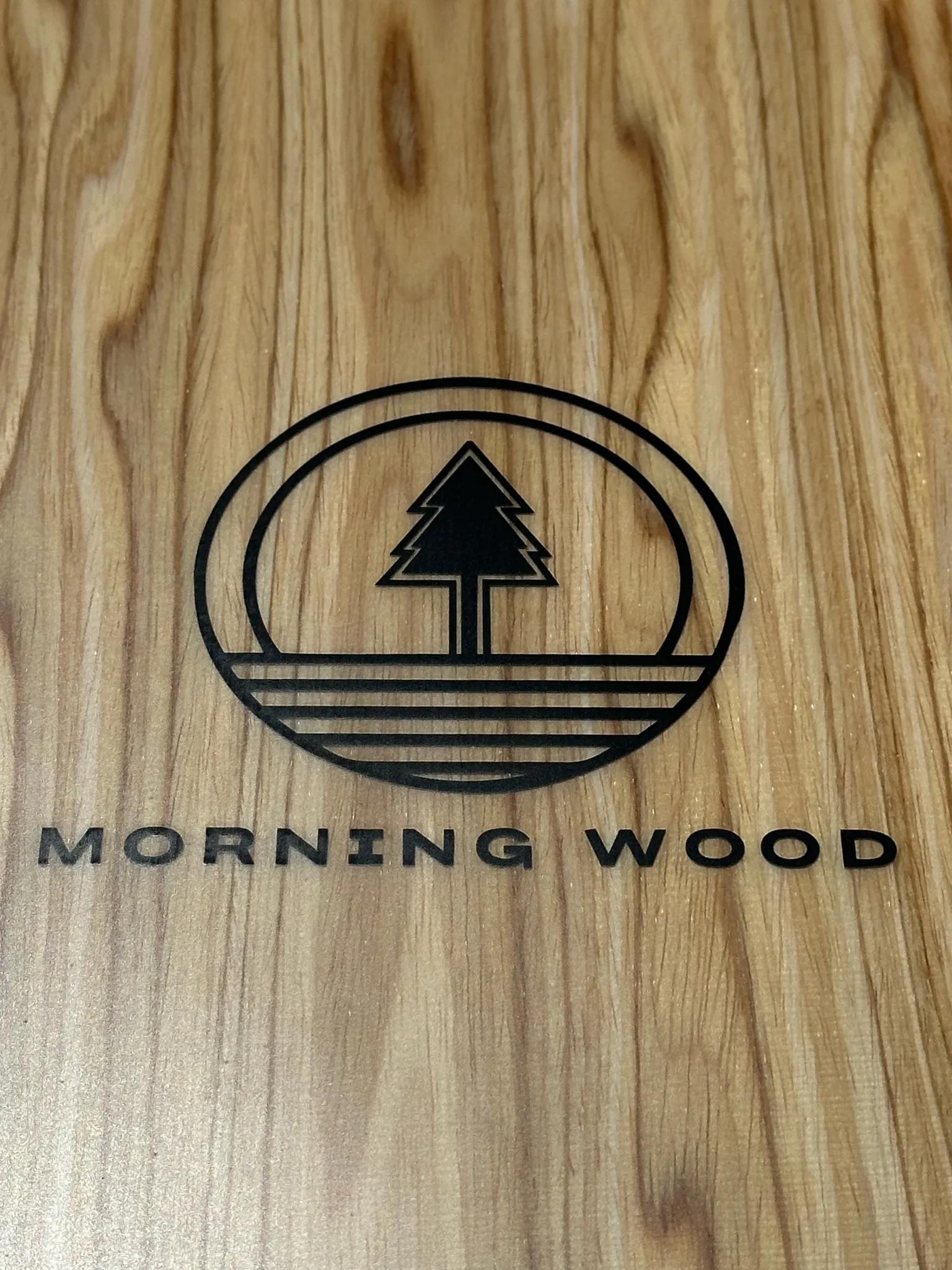 Morning Wood Wake Surfboard – Olive Wood 2024 - Image 2