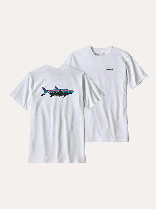 PATA M FR TARPON RESP TEE WHT M
