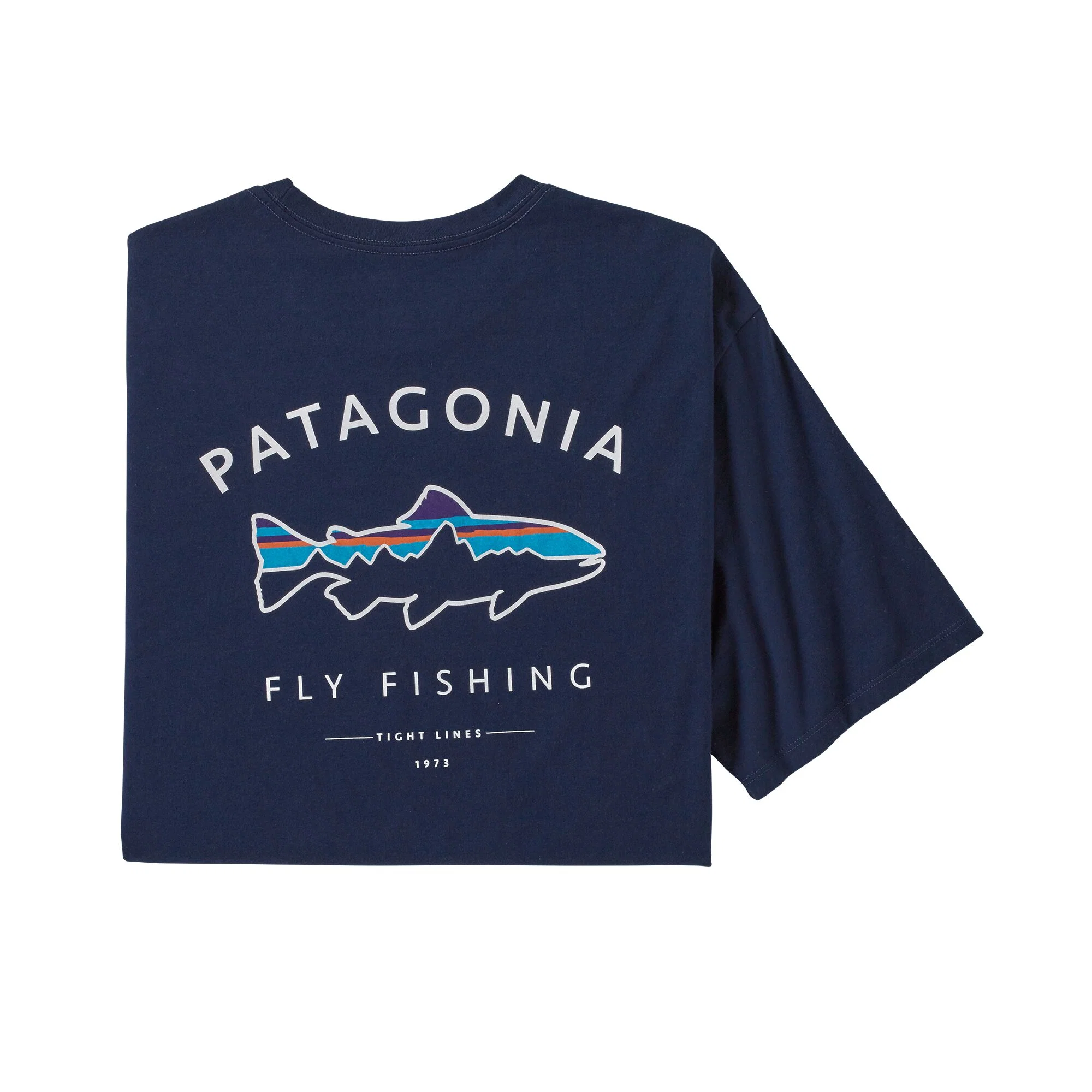 PATA M FRAMED FRT OC TEE NVY