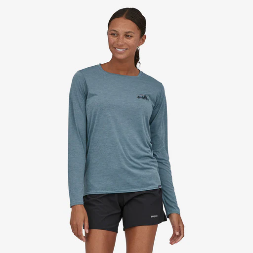 Patagonia Women's Long-Sleeved Capilene Cool Daily Graphic Shirt