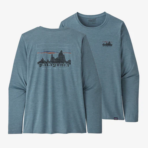 Patagonia Women's Long-Sleeved Capilene Cool Daily Graphic Shirt - Image 3