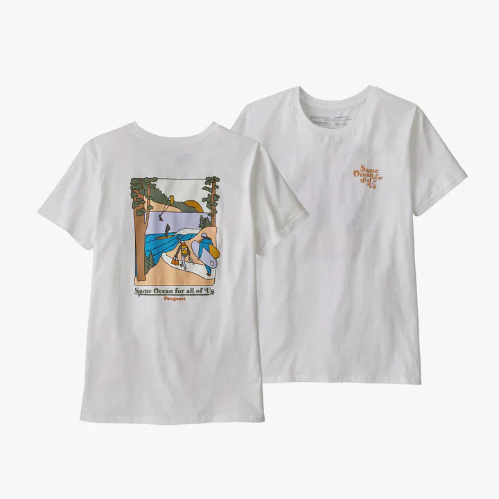 PATA W NW WATERS O CREW TEE WHT