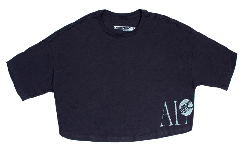 CAB W CROP ALOHA TEE BLK M - Image 6