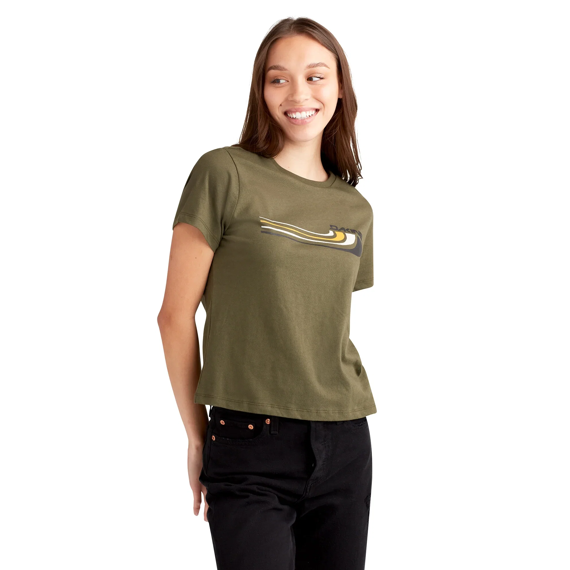 WOMEN'S STACKED RAIL S/S TEE - Image 2